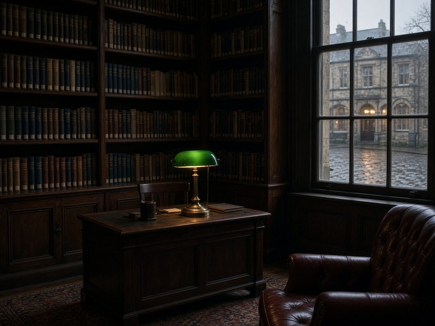 Research library corner used for source work